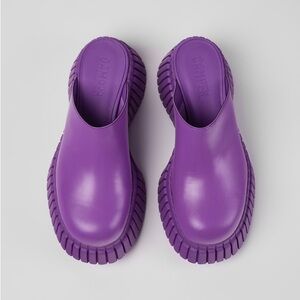 Purple leather new with box 💜